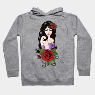 Tattoo Girl Hoodie